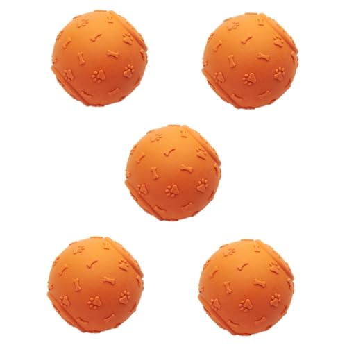 FRCOLOR 5st Kauspielzeug Für Hunde Gummi Ball Singen von FRCOLOR