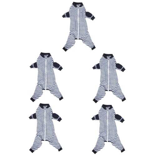 FRCOLOR 5St Hundebekleidung Sommerhemden reizendes Haustierkleid Hundebody Pyjama Nachthemd dekorative Haustierkleidung Welpen-Outfits gemütlich Hundekleidung Haustierzubehör 2XL Baumwolle von FRCOLOR