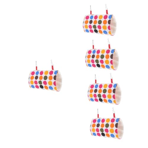 FRCOLOR 5 Stücke Atmungsaktive Hamster Hängematte Gemütliches Nest Für Tiere Guinea Schweine Spielzeug FRCOLOR 5 Stücke Atmungsaktive Hamster Hängematte Gemütliches Nest Für Tiere Guinea Schweine Spielzeug von FRCOLOR