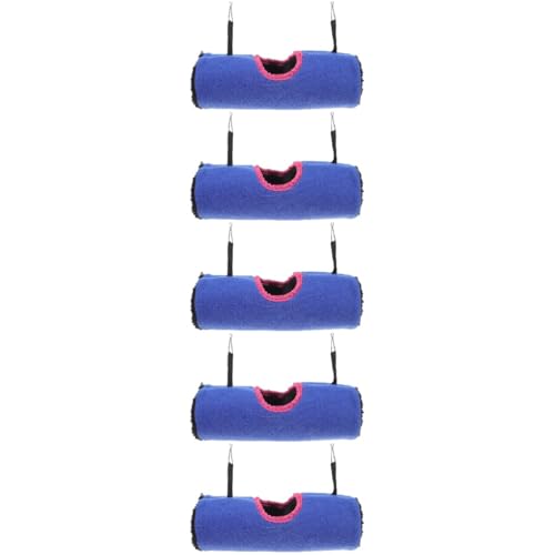 FRCOLOR 5st Papageien-Tunnel-hängematte Zubehör Für Meerschweinchen Hamstertunnel Käfighängematte Für Kleine Haustiere Rennmaus-versteck Hamsterspielzeug Hängendes Bett Plüsch Schlafen von FRCOLOR