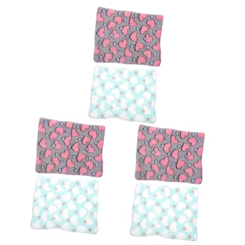 FRCOLOR 6 Hamster Pad Hamster häuschen Hamster Bett Kaninchenbett Hamsternest Fleecedecken Stofftier für Haustiere Meerschweinchen mat Chinchilla Schlafkissen liefert Hase FRCOLOR 6 Hamster Pad Hamster häuschen Hamster Bett Kaninchenbett Hamsternest Fleecedecken Stofftier für Haustiere Meerschweinchen mat Chinchilla Schlafkissen liefert Hase von FRCOLOR