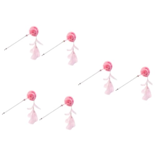 FRCOLOR 6 STK Katzen-Teaser Interaktiver Fänger Für Haustiere Kätzchenspielzeug Spielzeug Für Kätzchen Katze Unterhaltsamer Stick Angelrute Für Katzen Katzenrute Plüschtier Necken Plastik FRCOLOR 6 STK Katzen-Teaser Interaktiver Fänger Für Haustiere Kätzchenspielzeug Spielzeug Für Kätzchen Katze Unterhaltsamer Stick Angelrute Für Katzen Katzenrute Plüschtier Necken Plastik von FRCOLOR