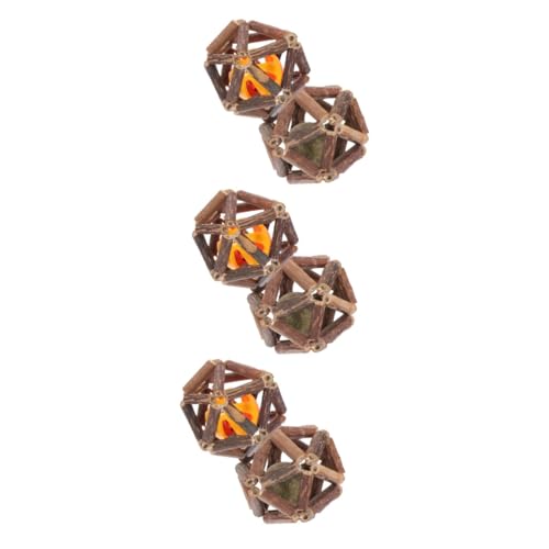 FRCOLOR 6stücke Katzen-Molar-Spielzeug Interaktive Katzenspielzeuge Zur Zahnpflege Handgefertigte Katzenbälle Mit Katzenminze Für Kleine Bis Mittelgroße Katzen Fördert Spiel Und FRCOLOR 6stücke Katzen-Molar-Spielzeug Interaktive Katzenspielzeuge Zur Zahnpflege Handgefertigte Katzenbälle Mit Katzenminze Für Kleine Bis Mittelgroße Katzen Fördert Spiel Und von FRCOLOR
