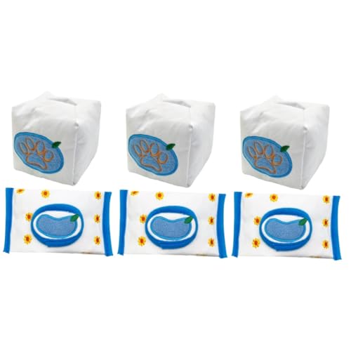 FRCOLOR 6 STK Pet Sniffing Pad Feuchte Tücher Für Hunde Futterdecke Für Hunde Haustierbissspielzeug Hundespielzeug Mit Taschentuchbezug Fütterungsmatte Oxford-Stoff Weiß Beissen Plüschtier FRCOLOR 6 STK Pet Sniffing Pad Feuchte Tücher Für Hunde Futterdecke Für Hunde Haustierbissspielzeug Hundespielzeug Mit Taschentuchbezug Fütterungsmatte Oxford-Stoff Weiß Beissen Plüschtier von FRCOLOR