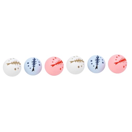 FRCOLOR Spielzeug Für Haustiere Spielzeuge 6 STK Spielzeug Für Kätzchen Ballspielzeug Für Katzen Katzenjingle Katzenbedarf Kätzchen Spielzeug Klingel Lustiger Katzenball Katzenminze FRCOLOR Spielzeug Für Haustiere Spielzeuge 6 STK Spielzeug Für Kätzchen Ballspielzeug Für Katzen Katzenjingle Katzenbedarf Kätzchen Spielzeug Klingel Lustiger Katzenball Katzenminze von FRCOLOR