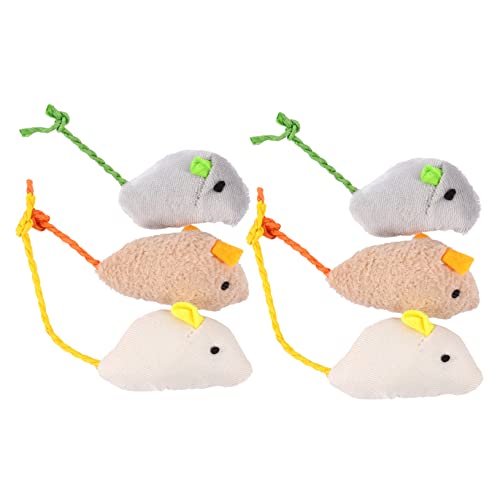 FRCOLOR 6 Stück Plüschmaus Katzenball Spielzeug Stofftiere Gefülltes Plüschtier Stofftier Plüschtiere Simulationsspielzeug Plüschwürfe Trainingsspielzeug Mausspielzeug FRCOLOR 6 Stück Plüschmaus Katzenball Spielzeug Stofftiere Gefülltes Plüschtier Stofftier Plüschtiere Simulationsspielzeug Plüschwürfe Trainingsspielzeug Mausspielzeug von FRCOLOR