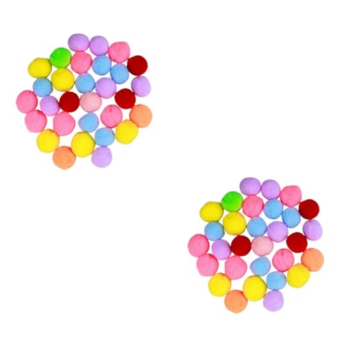 FRCOLOR 60 STK Hüpfballspielzeug für Katzen lustiges Katzenspielzeug Haustierspielzeug Spielzeuge Pastell pom poms Flauschige Kugeln die Katze Hüpfender Ball Spielzeugball FRCOLOR 60 STK Hüpfballspielzeug für Katzen lustiges Katzenspielzeug Haustierspielzeug Spielzeuge Pastell pom poms Flauschige Kugeln die Katze Hüpfender Ball Spielzeugball von FRCOLOR