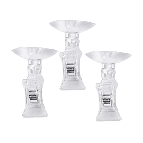FRCOLOR 6St aquaristik zubehör Aquarium Zubehör Aquarium Futterhalter Futterklammern für Aquarien Abdeckclip für Aquarien Luft Aquarium-Clip Fütterungswerkzeug Pop Anzeigenordner von FRCOLOR
