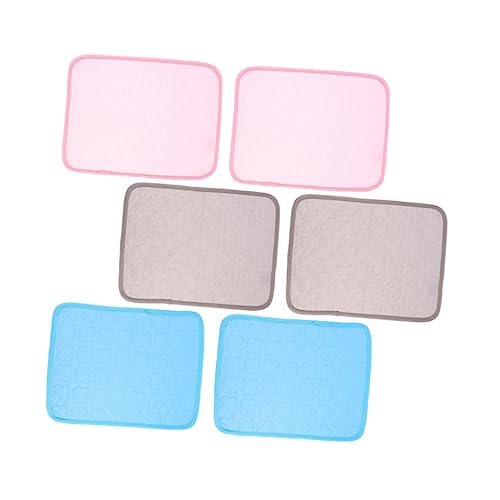 FRCOLOR 6st Hamster Kühlmatte Kaninchen Kühlmatte Einstreu Für Meerschweinchen Kaninchen-PIPI-Pads PIPI-Pads Für Meerschweinchen Bettmatte Für Kleintiere Betthamster Kühlkissen Cool Stoff FRCOLOR 6st Hamster Kühlmatte Kaninchen Kühlmatte Einstreu Für Meerschweinchen Kaninchen-PIPI-Pads PIPI-Pads Für Meerschweinchen Bettmatte Für Kleintiere Betthamster Kühlkissen Cool Stoff von FRCOLOR