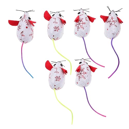 FRCOLOR 6stücke Katzenminze Spielzeugset Teilig Interaktives Kätzchen Spielzeug Für Indoor-Katzen Weiche Mäuse Für Kratzen Beißen Und Spielen Fördert Aktivität Und Freude Im Alltag FRCOLOR 6stücke Katzenminze Spielzeugset Teilig Interaktives Kätzchen Spielzeug Für Indoor-Katzen Weiche Mäuse Für Kratzen Beißen Und Spielen Fördert Aktivität Und Freude Im Alltag von FRCOLOR