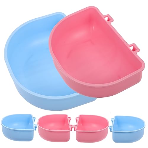 FRCOLOR 6st Kaninchenschale Hamsternapf Frettchenkäfig Wassernapf Für Kleine Tiere Zubehör Für Meerschweinchen Kiste Hundenapf Hasenkäfige Vogel Wasserspender Wasserzufuhr Haustier Pp von FRCOLOR