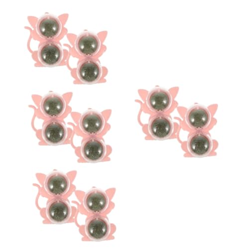 FRCOLOR 8 STK Katzenspielzeug Katzenminze-Ball Pfefferminzpflanzen Mini-Geschenke Krabben-katzenminze-Kugeln Zimmerpflanzen Kätzchen Katzenminze Bälle Halterung Kauen Rotieren Plastik von FRCOLOR