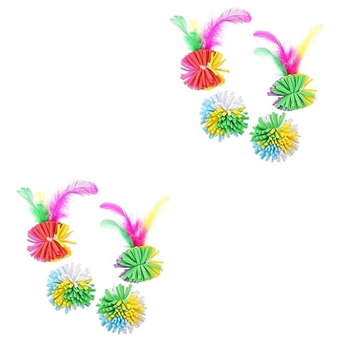 FRCOLOR Spielzeuge 8 STK Ball Hundetrainingszubehör Katze Kratzbälle Spielzeug Zum Necken Von Katzen Spielzeug Für Aggressives Kauen Kratzbaum Für Kätzchennägel Halteball Eva Haustier FRCOLOR Spielzeuge 8 STK Ball Hundetrainingszubehör Katze Kratzbälle Spielzeug Zum Necken Von Katzen Spielzeug Für Aggressives Kauen Kratzbaum Für Kätzchennägel Halteball Eva Haustier von FRCOLOR