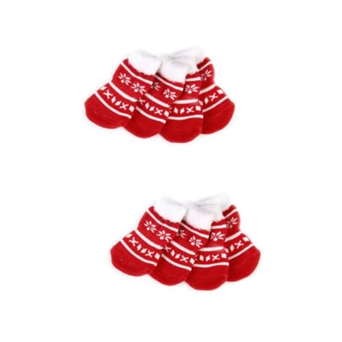 FRCOLOR 8 STK Sockenschuhe Hundesocken Haustier Baumwollsocken FRCOLOR 8 STK Sockenschuhe Hundesocken Haustier Baumwollsocken von FRCOLOR