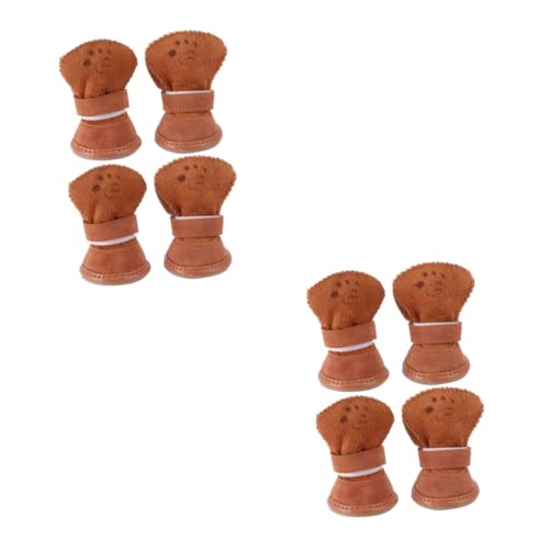 FRCOLOR 8 STK Winterschuhe für Hunde hundeschuhe Wanderstiefel Hund warme Stiefel Schneestiefel für Haustiere Stiefel für Haustierhunde Haustier Hund Schneeschuhe Welpenschuhe Warme Schuhe FRCOLOR 8 STK Winterschuhe für Hunde hundeschuhe Wanderstiefel Hund warme Stiefel Schneestiefel für Haustiere Stiefel für Haustierhunde Haustier Hund Schneeschuhe Welpenschuhe Warme Schuhe von FRCOLOR