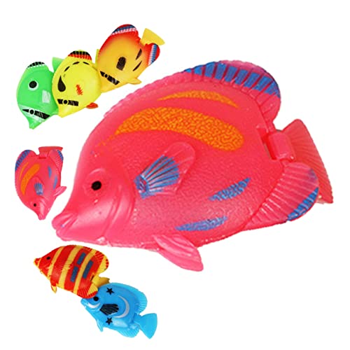 FRCOLOR 8 Stück Teiliges Bunter Künstlicher Schwimmfische aus Kunststoff Realistische Aquarium Deko Lebensechte Fischfiguren für Fischbecken Terrarium Büro FRCOLOR 8 Stück Teiliges Bunter Künstlicher Schwimmfische aus Kunststoff Realistische Aquarium Deko Lebensechte Fischfiguren für Fischbecken Terrarium Büro von FRCOLOR