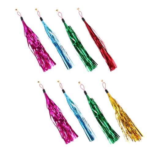 FRCOLOR 8stücke Teiliges Katzenspielzeug Geräusch Und Glöckchen Ersatz Für Katzenangel Fördert Natürliche Instinkte Und Bewegung Für Verspielte Kätzchen Und Aktive Katzen FRCOLOR 8stücke Teiliges Katzenspielzeug Geräusch Und Glöckchen Ersatz Für Katzenangel Fördert Natürliche Instinkte Und Bewegung Für Verspielte Kätzchen Und Aktive Katzen von FRCOLOR