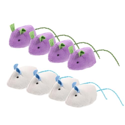 FRCOLOR 8stücke Teiliges Katzen Spielzeug Plüsch Mäuse Für Kätzchen Interaktives Katzenspielzeug Aktivität Und Verringerung Von Langeweile Sicher Und Unterhaltsam Für Ihre Katze FRCOLOR 8stücke Teiliges Katzen Spielzeug Plüsch Mäuse Für Kätzchen Interaktives Katzenspielzeug Aktivität Und Verringerung Von Langeweile Sicher Und Unterhaltsam Für Ihre Katze von FRCOLOR