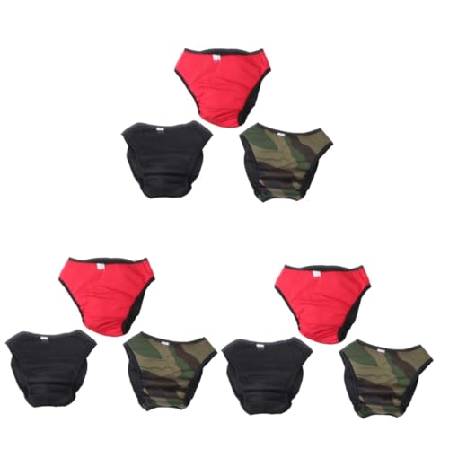 FRCOLOR 9 STK Wiederverwendbare Hundewindeln Hygieneunterwäsche Für Haustiere Haustier-menstruationshose Kätzchen Windeln Hygienehöschen Für Hunde Hundepipibänder Hundehose Hündin Kleidung FRCOLOR 9 STK Wiederverwendbare Hundewindeln Hygieneunterwäsche Für Haustiere Haustier-menstruationshose Kätzchen Windeln Hygienehöschen Für Hunde Hundepipibänder Hundehose Hündin Kleidung von FRCOLOR