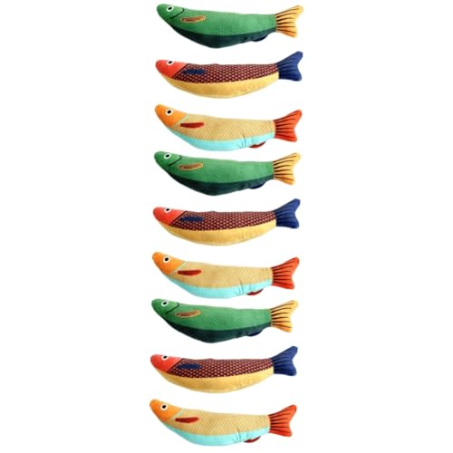 FRCOLOR 9 STK Katzenspielzeug Katzen-Teaser-Spielzeug Kätzchen Beißspielzeug Baumwolle Katzenminze-Spielzeug in Fischform Katzenbiss Katze Fisch Spielzeug Katzenmühle Haustier Katze Plüsch FRCOLOR 9 STK Katzenspielzeug Katzen-Teaser-Spielzeug Kätzchen Beißspielzeug Baumwolle Katzenminze-Spielzeug in Fischform Katzenbiss Katze Fisch Spielzeug Katzenmühle Haustier Katze Plüsch von FRCOLOR