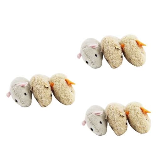 FRCOLOR 9 STK Chimmy Plüsch Plüsch katzenspielzeug stoffmaus cat Toys Flauschige Kuscheltiere Pompones de Porristas Simulation Plüschmaus Plüschmäuse Haustier Spielzeugkatze FRCOLOR 9 STK Chimmy Plüsch Plüsch katzenspielzeug stoffmaus cat Toys Flauschige Kuscheltiere Pompones de Porristas Simulation Plüschmaus Plüschmäuse Haustier Spielzeugkatze von FRCOLOR