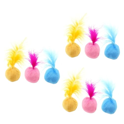 FRCOLOR Spielzeuge 9 STK Spielzeug Klangkugel Die Katze Plüschtier FRCOLOR Spielzeuge 9 STK Spielzeug Klangkugel Die Katze Plüschtier von FRCOLOR