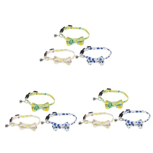 FRCOLOR 9 Stück Haustier-Katzen-Schleifenhalsband Hunde-Bandana- Bedrucktes Haustierhalsband Katzenhalsband Hundefrucht-Haustier-Halskette Halloween-Hundehalsband Hunde FRCOLOR 9 Stück Haustier-Katzen-Schleifenhalsband Hunde-Bandana- Bedrucktes Haustierhalsband Katzenhalsband Hundefrucht-Haustier-Halskette Halloween-Hundehalsband Hunde von FRCOLOR