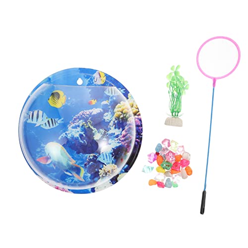 FRCOLOR Hängendes -Aquarium Mit Pflanzengefäß Kreatives Wandornament Für Heim Büro Und Garten Runde Form Als Für Aquarienliebhaber Dekoration FRCOLOR Hängendes -Aquarium Mit Pflanzengefäß Kreatives Wandornament Für Heim Büro Und Garten Runde Form Als Für Aquarienliebhaber Dekoration von FRCOLOR