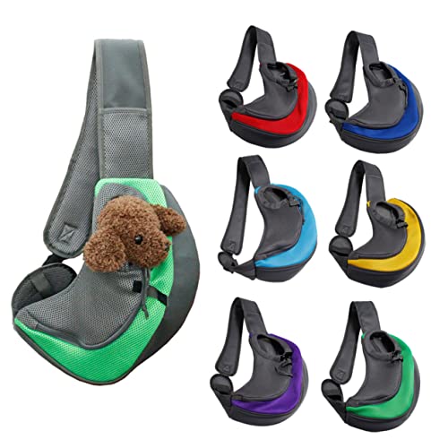 FRCOLOR Atmungsaktiver Netzträger Aus Mesh Geldbörse Für Hundeträger Kleines Hundegeschirr Hunde Tragetasche Hund Reisetasche Umhängetasche Hände Haustierkäfig Reisen FRCOLOR Atmungsaktiver Netzträger Aus Mesh Geldbörse Für Hundeträger Kleines Hundegeschirr Hunde Tragetasche Hund Reisetasche Umhängetasche Hände Haustierkäfig Reisen von FRCOLOR