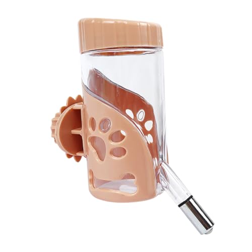 FRCOLOR Haustierbedarf Hundewasserzufuhr Automatischer Wasserspender 350ml Hängender Edelstahl Auslaufsicher von FRCOLOR