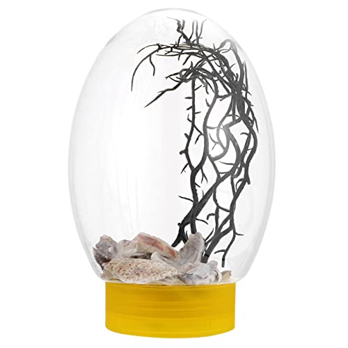 FRCOLOR Desktop-Aquarium Aquariumbecken dekoratives Aquarium künstliche kunstpflanze Mini-Aquarium Pflanzenterrarium geführte ökologische Flasche Kleiner Goldfischzüchter von FRCOLOR