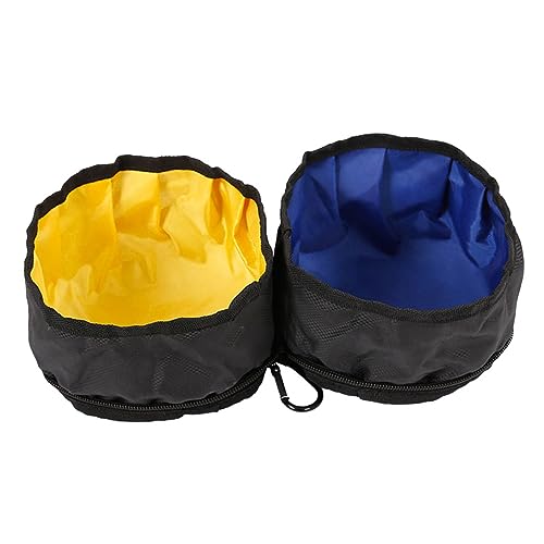FRCOLOR Haustierbedarf Schüsseln Tragbare Katzen Futternapf Karabiner Für Outdoor-Reisen von FRCOLOR