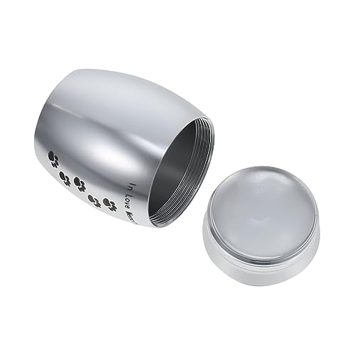 FRCOLOR Edelstahl Tierurne mit Pfotenmotiv Leicht Schraubbarer Deckel Kleine für Hunde und Katzen Glänzend Kompakt zur Aufbewahrung der Überreste Praktische Gedenkbox für Haustiere FRCOLOR Edelstahl Tierurne mit Pfotenmotiv Leicht Schraubbarer Deckel Kleine für Hunde und Katzen Glänzend Kompakt zur Aufbewahrung der Überreste Praktische Gedenkbox für Haustiere von FRCOLOR
