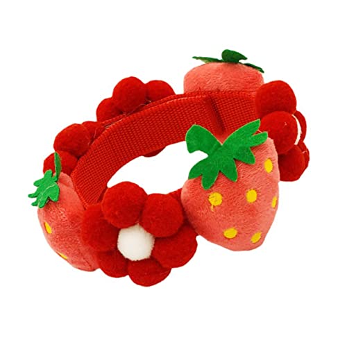 FRCOLOR Erdbeerblütenartikel Weihnachtsdeko Baumwolle Einstellbar Etikett von FRCOLOR