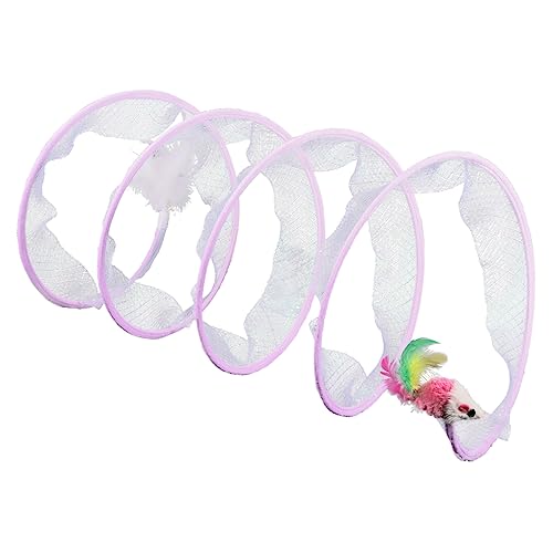 FRCOLOR Großer Faltbarer Katzentunnel Interaktives Spielzeug Für Katzen Und Kätzchen Elastisches Netzmaterial Fördert Spiel Und Bewegung Für Drinnen Und Draußen Einfach Zu Verstauen FRCOLOR Großer Faltbarer Katzentunnel Interaktives Spielzeug Für Katzen Und Kätzchen Elastisches Netzmaterial Fördert Spiel Und Bewegung Für Drinnen Und Draußen Einfach Zu Verstauen von FRCOLOR