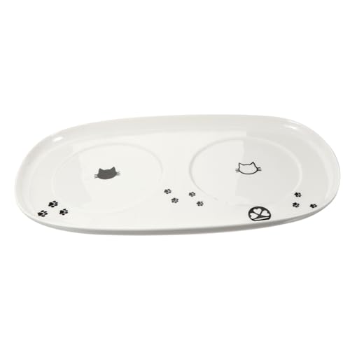 FRCOLOR Fütterung schüssel Tablett pet Food Container wasserschale Katzenbedarf Katzenfuttermatten für den Boden Tierfuttertablett Keramikschale für Katzen Japanischer Stil Futterschale FRCOLOR Fütterung schüssel Tablett pet Food Container wasserschale Katzenbedarf Katzenfuttermatten für den Boden Tierfuttertablett Keramikschale für Katzen Japanischer Stil Futterschale von FRCOLOR