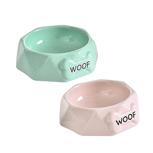 FRCOLOR Futternapf Für Katzen Futternapf Für Wasser Cartoon Katze Fressnapf Futter- Und Wassernapf Futternapf Für Hunde Pet Bowl Futternapf Trinknapf Für Hundefutter Zubehör Haustier von FRCOLOR