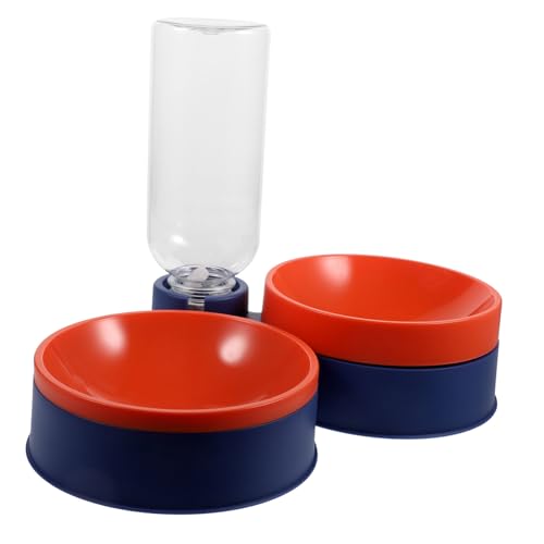 FRCOLOR Automatischer Trink Und Futternapf Für Katzen Und Hunde Design Mit Getrennten Fächern Für Trocken Und Nassfutter rutschfest Und Stabil Für Zuhause Und Unterwegs Tiefsee FRCOLOR Automatischer Trink Und Futternapf Für Katzen Und Hunde Design Mit Getrennten Fächern Für Trocken Und Nassfutter rutschfest Und Stabil Für Zuhause Und Unterwegs Tiefsee von FRCOLOR