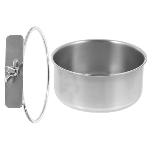 FRCOLOR Futternapf Für Papageien Essen Terrarium Vogelfütterer Vogel Fütterer Vogelfutterspender Kleiner Vogelfutterhalter Schüssel Für Papageienkäfig Rostfreier Hängend Speisebecher FRCOLOR Futternapf Für Papageien Essen Terrarium Vogelfütterer Vogel Fütterer Vogelfutterspender Kleiner Vogelfutterhalter Schüssel Für Papageienkäfig Rostfreier Hängend Speisebecher von FRCOLOR