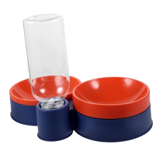 FRCOLOR Futter- Und Wasserspender-Set Für Katzen Und Hunde Automatischer Futternapf Separate Fächer Für Frisches Futter FRCOLOR Futter- Und Wasserspender-Set Für Katzen Und Hunde Automatischer Futternapf Separate Fächer Für Frisches Futter von FRCOLOR
