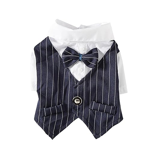 FRCOLOR Hundekleid Stoff Marineblau Größe L Gemustert Haustieranzug Kostüm Für Party Geburtstag Foto Leicht Zu Waschen FRCOLOR Hundekleid Stoff Marineblau Größe L Gemustert Haustieranzug Kostüm Für Party Geburtstag Foto Leicht Zu Waschen von FRCOLOR