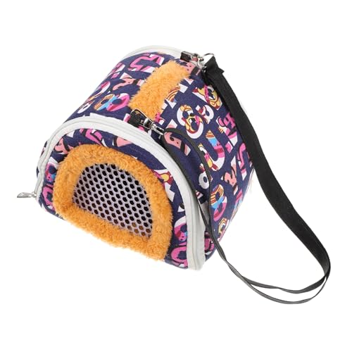 FRCOLOR Hamster Aus Tasche Rattenträger Outdoor-hamstertasche Kleintiertransporter Hamster-Accessoire Tragetasche Für Meerschweinchen Eichhörnchennest Atmungsaktiv Segeltuch Reisen Hase von FRCOLOR