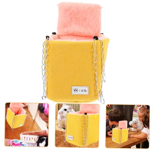 FRCOLOR Hamster Baumwollnest Käfig hängendes Bett Plüsch-Schlafbett für Haustiere Schlafsack Hamster-Hängematte Papageiennest Winter das Vogelnest Vogelbett Meerschweinchen hängendes Nest FRCOLOR Hamster Baumwollnest Käfig hängendes Bett Plüsch-Schlafbett für Haustiere Schlafsack Hamster-Hängematte Papageiennest Winter das Vogelnest Vogelbett Meerschweinchen hängendes Nest von FRCOLOR