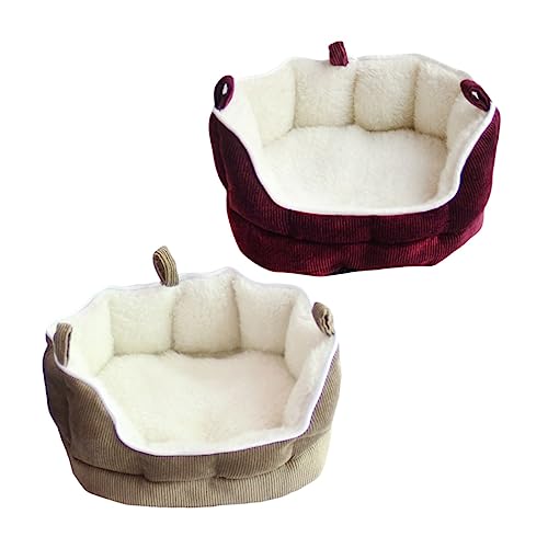 FRCOLOR Kleintierbett Für Hamster Meerschweinchen Und Frettchen Kuschelige Hängematte Aus Weichem Material Für Ruhe Und Entspannung Farbe Kaffee Leicht Zugänglich Und Gemütlich FRCOLOR Kleintierbett Für Hamster Meerschweinchen Und Frettchen Kuschelige Hängematte Aus Weichem Material Für Ruhe Und Entspannung Farbe Kaffee Leicht Zugänglich Und Gemütlich von FRCOLOR