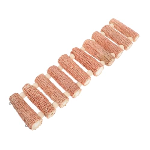 FRCOLOR Hamster Kletterleiter Aus Naturholz Spielzeug Für Kleintiere Brücke Mit Maiskolben Kau Und Spielzubehör Für Hamster Meerschweinchen Und Kaninchen FRCOLOR Hamster Kletterleiter Aus Naturholz Spielzeug Für Kleintiere Brücke Mit Maiskolben Kau Und Spielzubehör Für Hamster Meerschweinchen Und Kaninchen von FRCOLOR