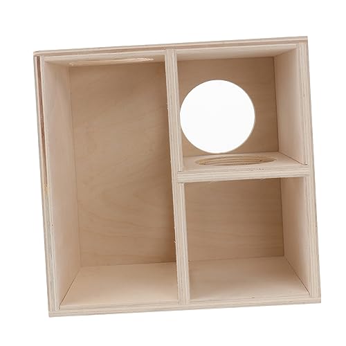 FRCOLOR Holz-Haus Für Kleintiere Kreatives Hamster-Nest Aus Strapazierfähigem Holz Atmungsaktives Versteck Für Hamster Und Nager Gemütliche Rückzugsmöglichkeit Für Kleine Haustiere FRCOLOR Holz-Haus Für Kleintiere Kreatives Hamster-Nest Aus Strapazierfähigem Holz Atmungsaktives Versteck Für Hamster Und Nager Gemütliche Rückzugsmöglichkeit Für Kleine Haustiere von FRCOLOR