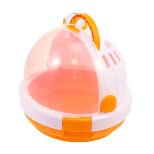 FRCOLOR Hamsterkäfig Hamster häuschen Hamster käfig Hamstertrage mit Wasserflasche Mäusekäfig Käfig im Freien durchsichtige Reisetasche Hamster Tragetasche Haustierkäfig die von FRCOLOR