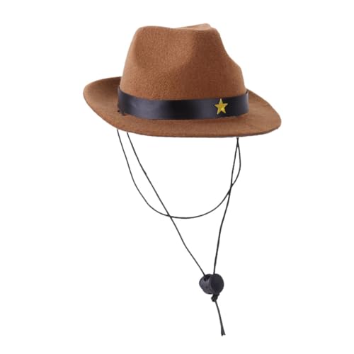 FRCOLOR Haustiermütze Für Kätzchen Stilvolle Dekorative Welpenmütze Polyester Hundemütze Kätzchen-Accessoire Katzenmütze Für Hunde von FRCOLOR