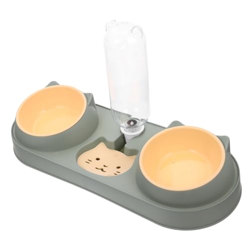 FRCOLOR Katzennapf-Set Hunde Antischlingnapf Haustier Doppelnapf Futternapf Hundefutter Katzenfutter Container Lebensmittel von FRCOLOR