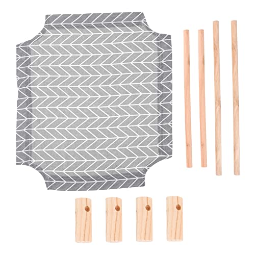 FRCOLOR Katzenbett-hängematte Abnehmbarer Bezug Erhöhtes Haustierbett Für Hauskatzen Stabil Und Bequem Graues Karomuster FRCOLOR Katzenbett-hängematte Abnehmbarer Bezug Erhöhtes Haustierbett Für Hauskatzen Stabil Und Bequem Graues Karomuster von FRCOLOR